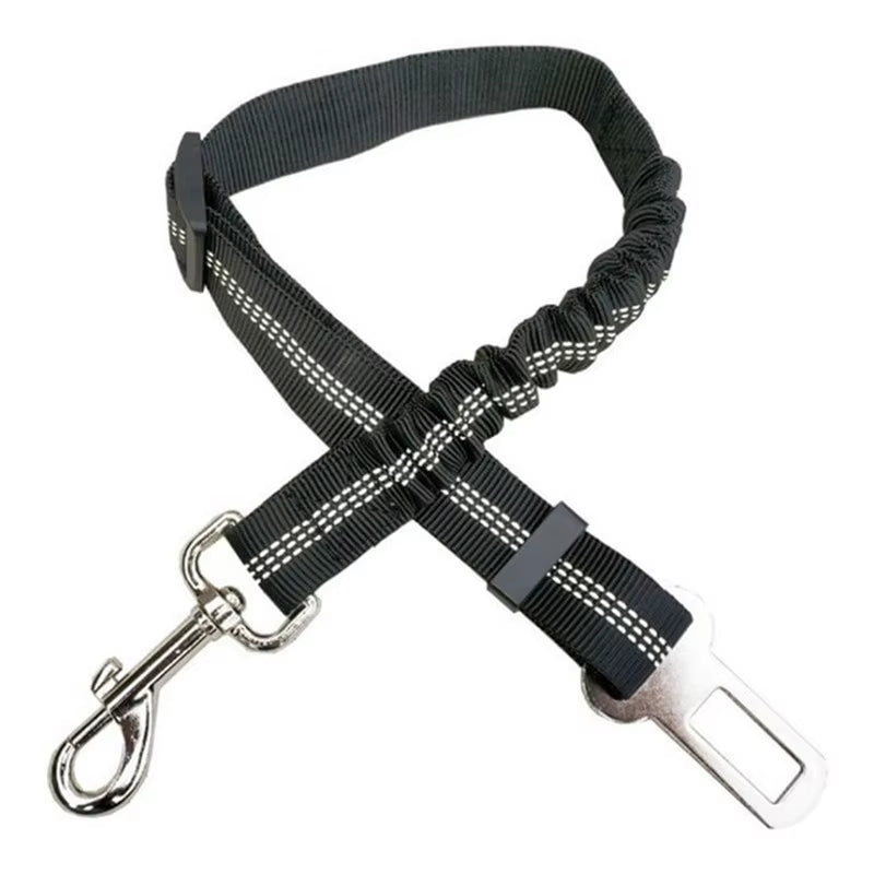 Dog Seat Belt Adjustable Pet Car Leash Harness Safety Leads for Vehicle Elastic Car Safety Belt