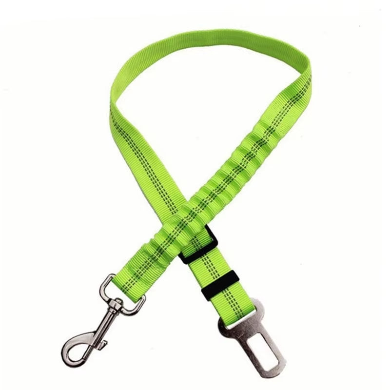 Dog Seat Belt Adjustable Pet Car Leash Harness Safety Leads for Vehicle Elastic Car Safety Belt