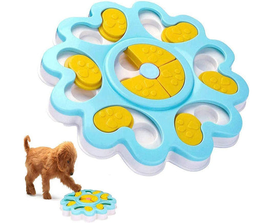 Non-Slip Dog Puzzle Interactive Feeder Toy Treat Dispenser to Improve IQ for Puppies and Pets